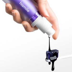 Hismile V34 Purple Toothpaste – Teeth Whitening Booster & Stain Concealer (Peroxide-Free)
