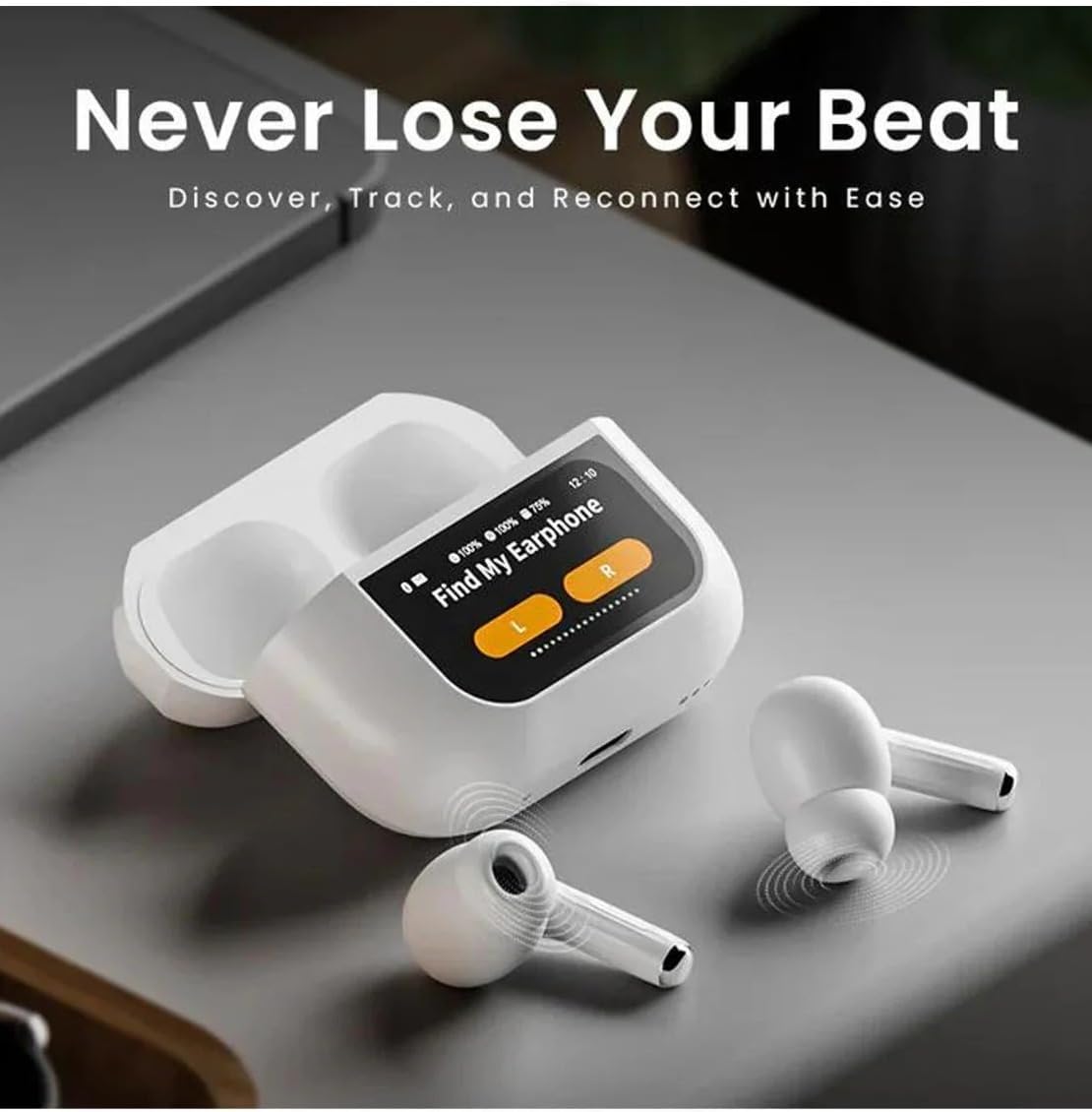 A9 Pro Wireless Earbuds – Bluetooth AirPods Alternative with LED Display & ANC