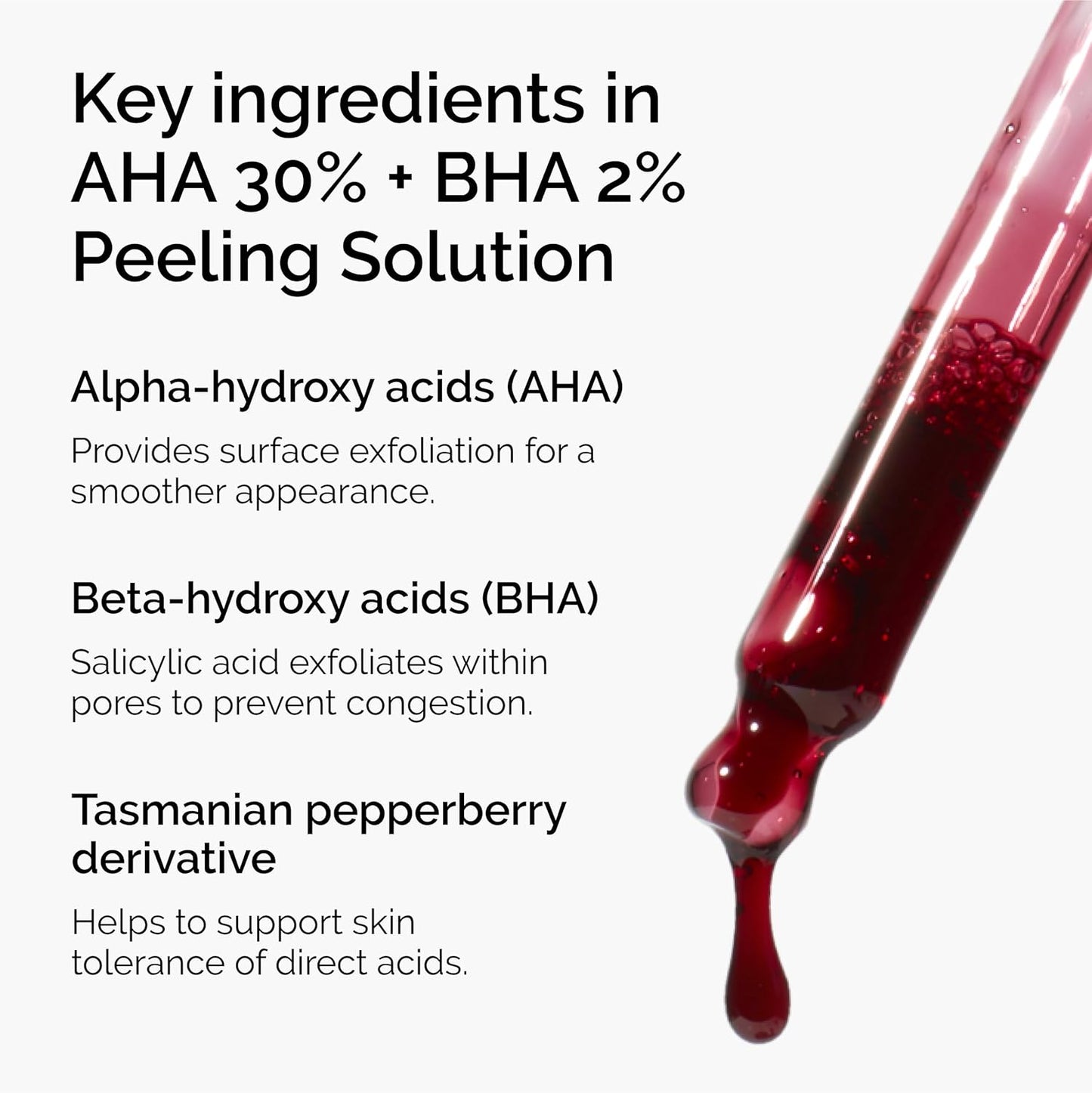 The Ordinary AHA 30% + BHA 2% Peeling Solution – 30ml Exfoliating Serum