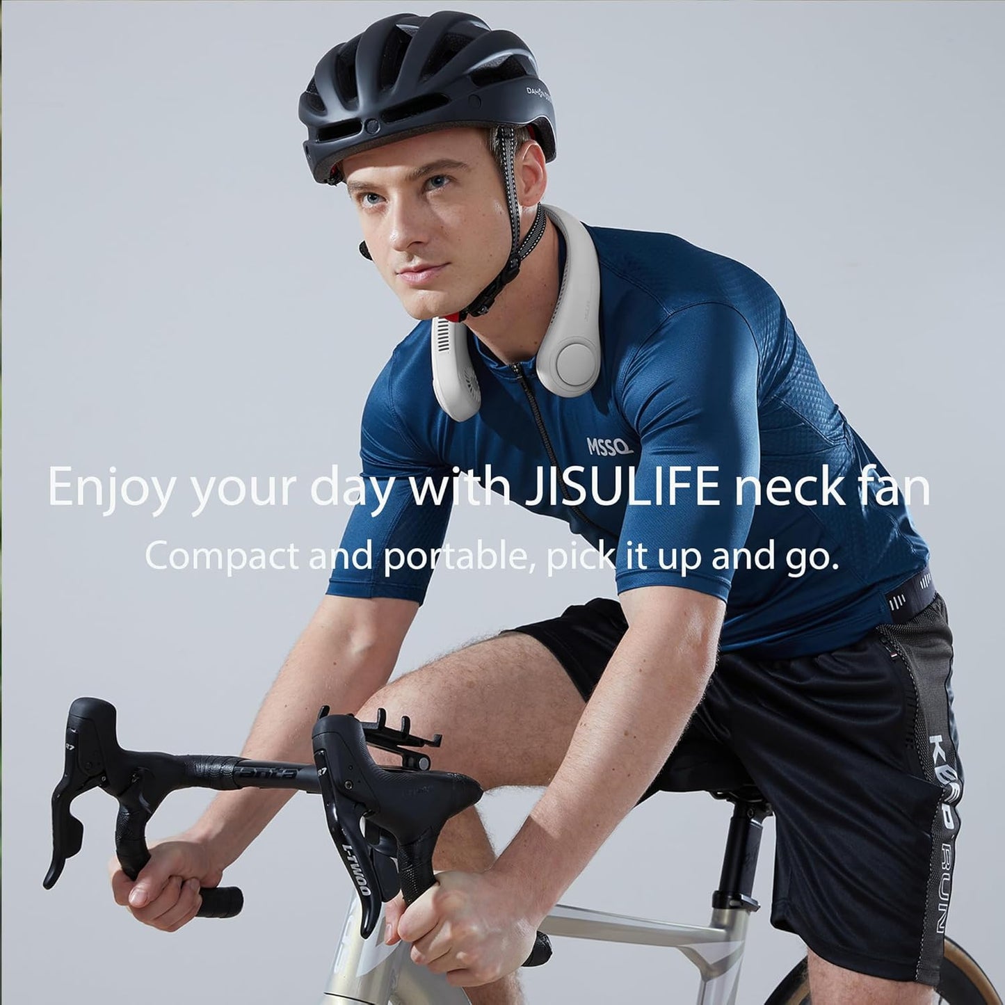 Portable Neck Fan – Hands-Free, Bladeless, 5-Speed, USB Rechargeable