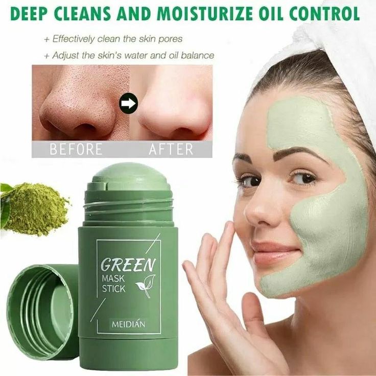 Green Tea Clay Stick Mask – Pore Cleanser & Oil Control for Smooth Skin