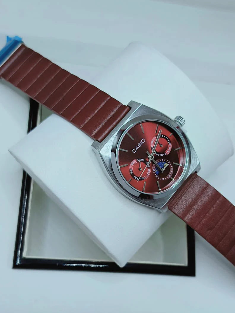 CA Men’s Luxury Watch – Minimalist Design with Luminous Hands & Scratch-Resistant Glass