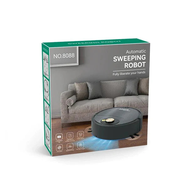 3-in-1 Smart Robot Vacuum Cleaner – Auto Sweeping, Mopping & Sterilizing | مكنسة روبوت ذكية متعددة الوظائف