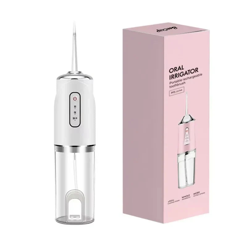 3-in-1 Electric Oral Irrigator – Water Flosser, Teeth Whitening & Gum Care