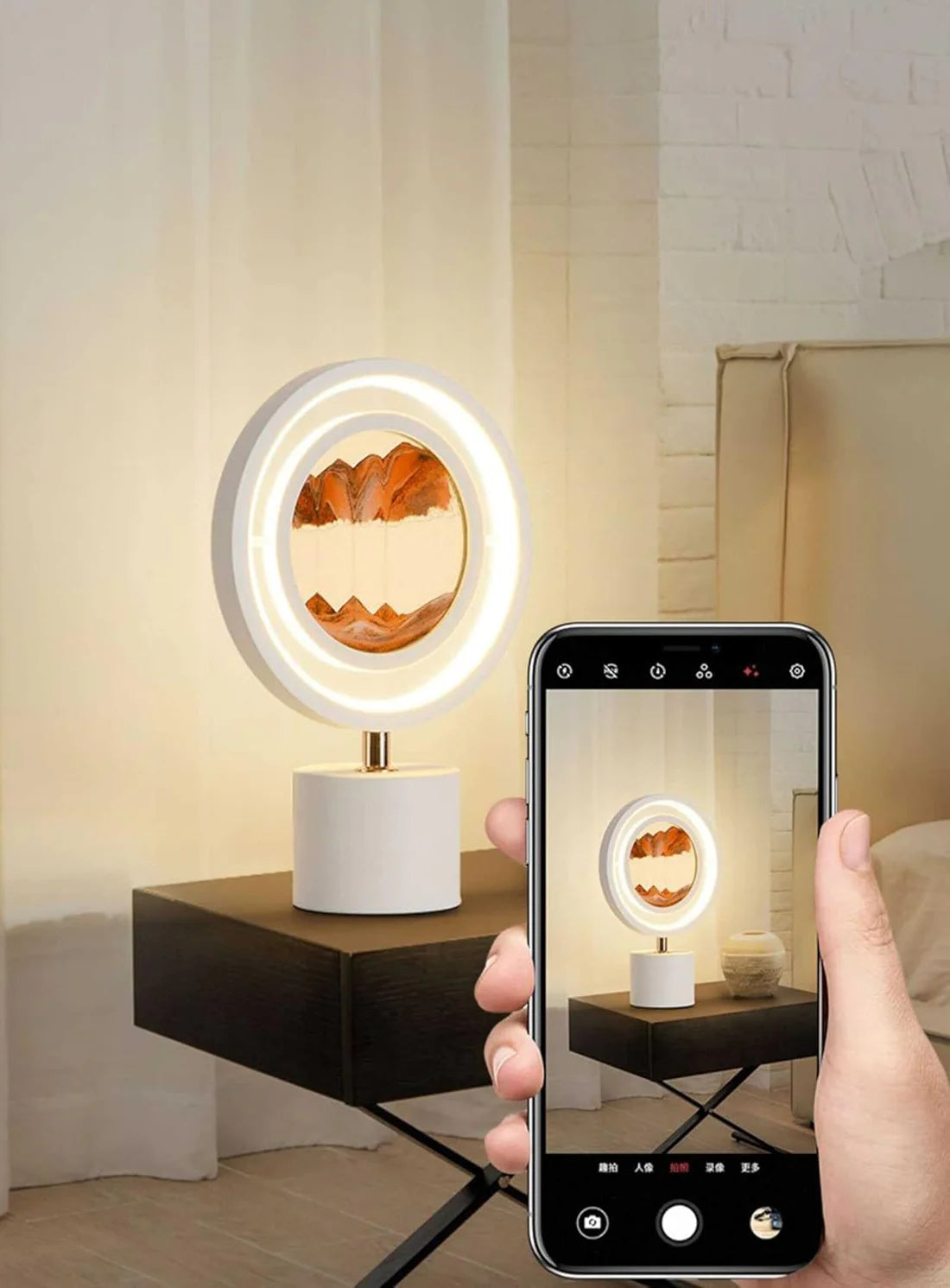 Dynamic Sand Table Lamp – LED Night Light & Moving Sand Art Decor (Model 888)