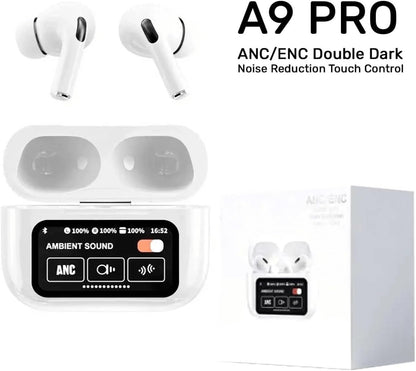 A9 Pro Wireless Earbuds – Bluetooth AirPods Alternative with LED Display & ANC
