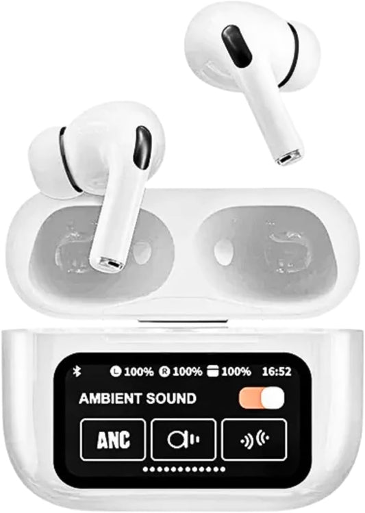 A9 Pro Wireless Earbuds – Bluetooth AirPods Alternative with LED Display & ANC