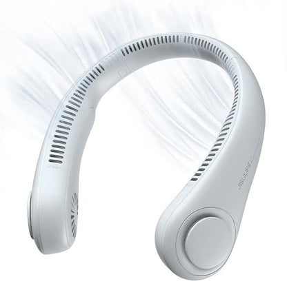 Portable Neck Fan – Hands-Free, Bladeless, 5-Speed, USB Rechargeable