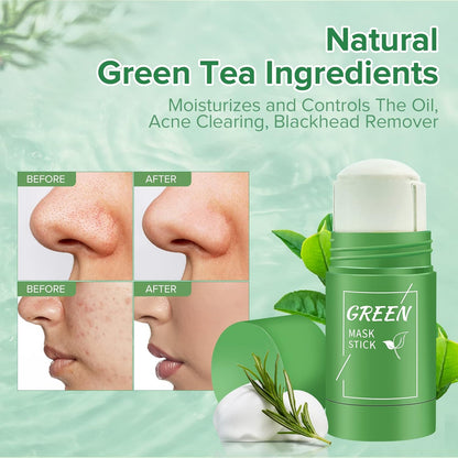 Green Tea Clay Stick Mask – Pore Cleanser & Oil Control for Smooth Skin