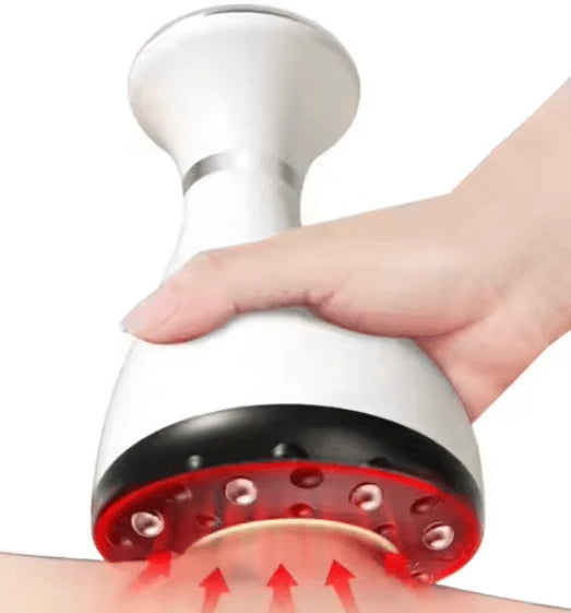 Compact Scraping Massager – 3-in-1 Cupping, Heat & Massage Therapy Device