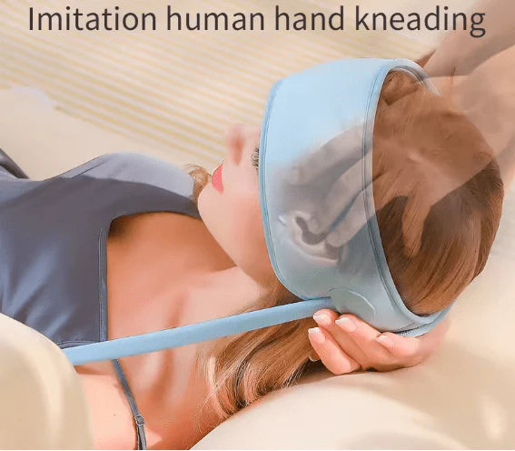 Electric Head Massager with Heat – Scalp Stress Relief & Relaxation Device